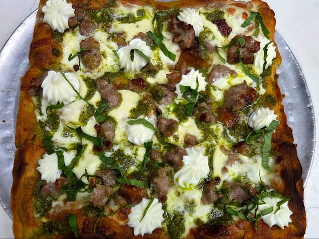 Sausage Pesto Mini Roman.